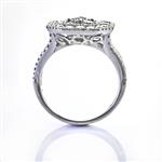 Diamond Cluster Ring in 18kt White Gold