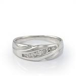 Forever Diamonds Diamond Wedding Band in 10kt White Gold 