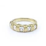 Forever Diamonds Cubic Zirconia Band in 10kt Yellow Gold