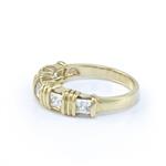 Cubic Zirconia Band in 10kt Yellow Gold