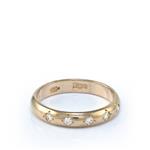 Five Stone Diamond Band in 14kt Rose Gold