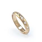 Five Stone Diamond Band in 14kt Rose Gold