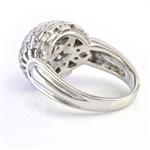 Diamond Ball Ring in 14kt White Gold