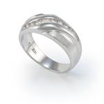 Diamond Band in 14kt White Gold