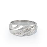 Diamond Band in 14kt White Gold