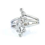 Forever Diamonds Diamond Bubbles Ring in 14kt White Gold