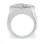 Inspired by "Chanel" Diamond Ring in 14kt White Gold