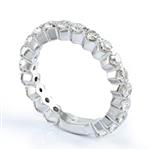 1.51CT TDW. Diamond Eternity Band in 14kt White Gold