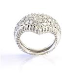 Diamond Heart Ring in 14kt White Gold