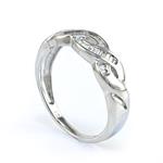 Diamond Infinity Band in 14kt White Gold