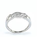 Diamond Infinity Band in 14kt White Gold