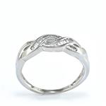 Diamond Infinity Band in 14kt White Gold