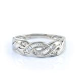 Forever Diamonds Diamond Infinity Band in 14kt White Gold