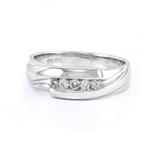 Forever Diamonds Men's Diamond Wedding Band in 10kt White Gold