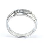 Men's Diamond Wedding Band in 10kt White Gold