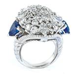 Diamond Cluster Ring in 14kt White Gold