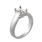 14kt White Gold Solitaire Setting