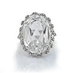 14kt White Gold XL Cubic Zirconia Ring