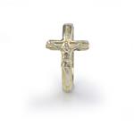 Crucifix Ring in 14kt Yellow Gold