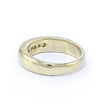 Men's Diamond Wedding Band in 14kt Yellow Gold 