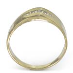 Diamond Wedding Band in 14kt Yellow Gold