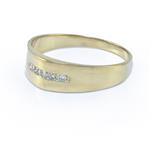 Diamond Wedding Band in 14kt Yellow Gold