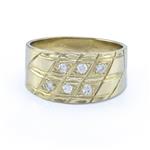 0.25CT TDW. Diamond Band in 14kt Yellow  Gold