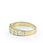 Diamond Wedding Band in 14kt Yellow Gold 