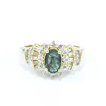 Forever Diamonds Diamond Emerald Ring in 14kt Gold