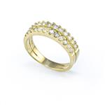 Diamond Wedding Band in 14kt Yellow Gold