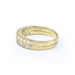 Diamond Wedding Band in 14kt Yellow Gold