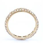 1.01CT TDW. Diamond Eternity Band in 18kt Rose Gold