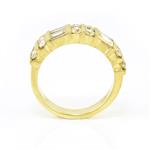 1.21CT TDW. Diamond Wedding Band in 18kt Yellow Gold