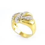Diamond Hearts Ring in 18kt Gold