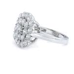 Diamond Cluster Ring in 14kt White Gold