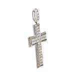 Diamond Cross in 14kt White Gold