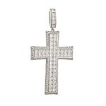 Forever Diamonds Diamond Cross in 14kt White Gold