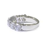 Seven Stone Diamond Anniversary Band in 14kt White Gold