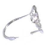 4.00ct TDW. Diamond Bangle in 18kt White Gold