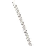 Antique Diamond Bracelet in 14kt White Gold