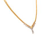Antique Diamond Necklace in 14kt Gold