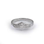 Antique Promise Ring in 14kt White Gold