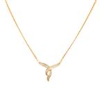Forever Diamonds Baguette Diamond Necklace in 14kt Gold