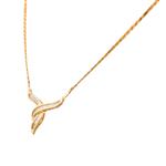 Baguette Diamond Necklace in 14kt Gold