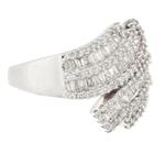 Baguette Diamond Ring in 14kt White Gold 