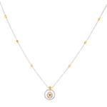 Canary Yellow Diamond Necklace in 18kt White Gold