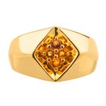 Citrine Gemstone Ring in 10kt Gold