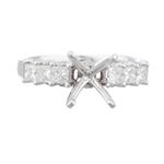 Classic Diamond Setting in 18kt White Gold