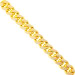 Forever Diamonds Cuban Link CZ Bracelet in Silver