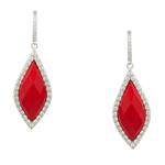 Forever Diamonds Cubic Zirconia Earrings in Sterling Silver